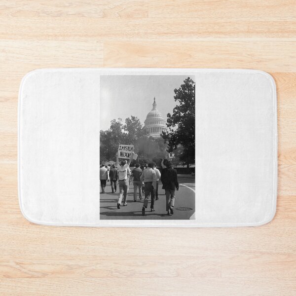 Item preview, Demonstrator With Impeach Nixon Sign - Washington Dc 1973 designed and sold by war-aooldridge.