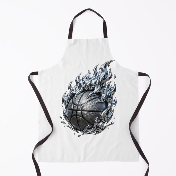 Item preview, Liquid Metal Chrome Flaming Basketball designed and sold by DripCultureLab.