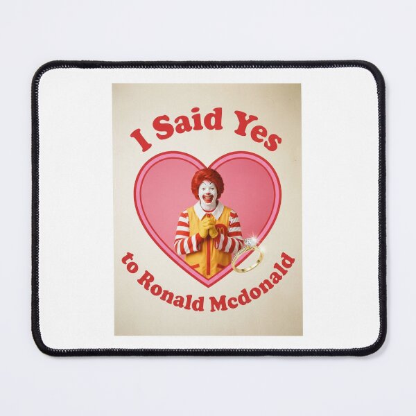Item preview, Ronald mcdonald Love boyfriend birthday funny prank meme gift weird designed and sold by CheeseBlueprint.