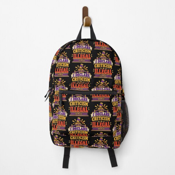 Item preview, I Declare Criticism Illegal – Funny Anti Criticism Quote designed and sold by TeeTimeTreasure.