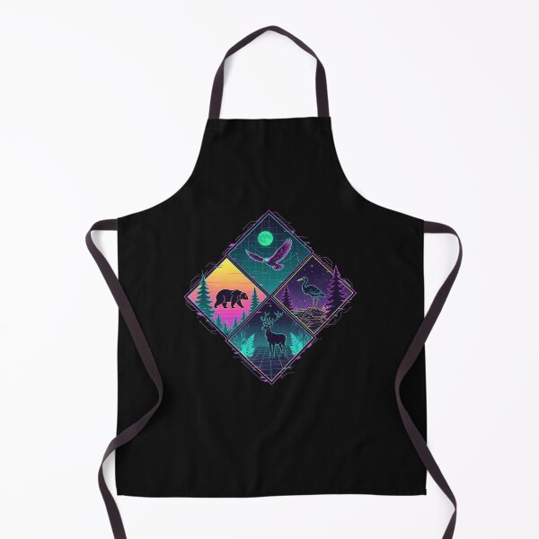 Item preview, Retro Wildlife Forest Moon Badge Tee designed and sold by LolaPort5.