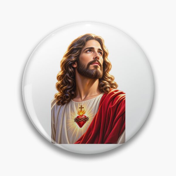 Item preview, Sacred Heart of Jesus – Divine Love & Eternal Faith | Christian Art designed and sold by ratansansaar.