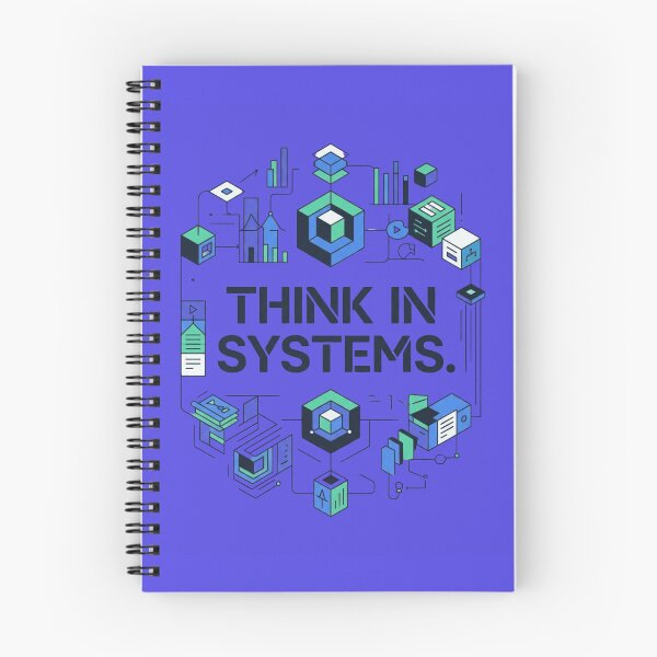 Item preview, Think in Systems | Computer Science Programmer Technology STEM Gift designed and sold by Amr Darwish Graphic designer.