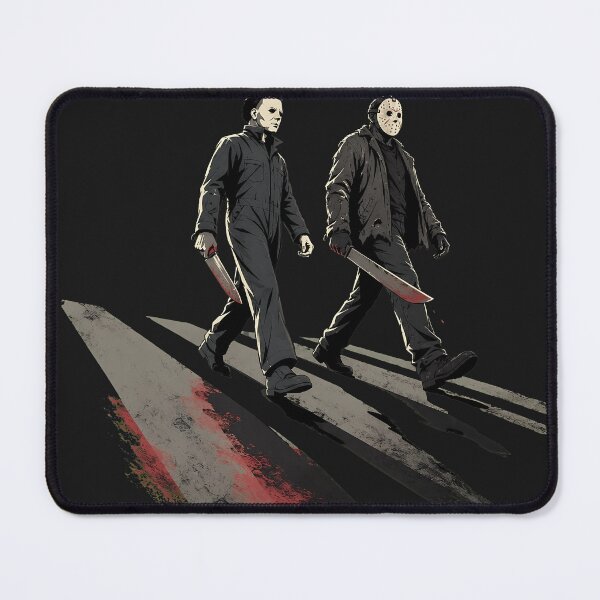Item preview, Halloween Tshirts Michael Myers Jason Voorhees Vintage Horror Icons Abbey Road designed and sold by Hydlaaksmndriss.