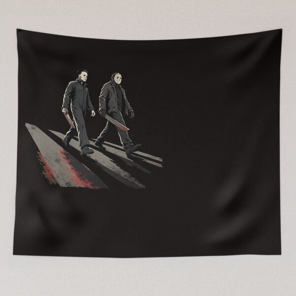 Item preview, Halloween Tshirts Michael Myers Jason Voorhees Vintage Horror Icons Abbey Road designed and sold by Hydlaaksmndriss.
