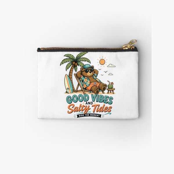 Item preview, Good Vibes And Salty Tides  Chill Bear Art designed and sold by Ocea-nWhitlow.