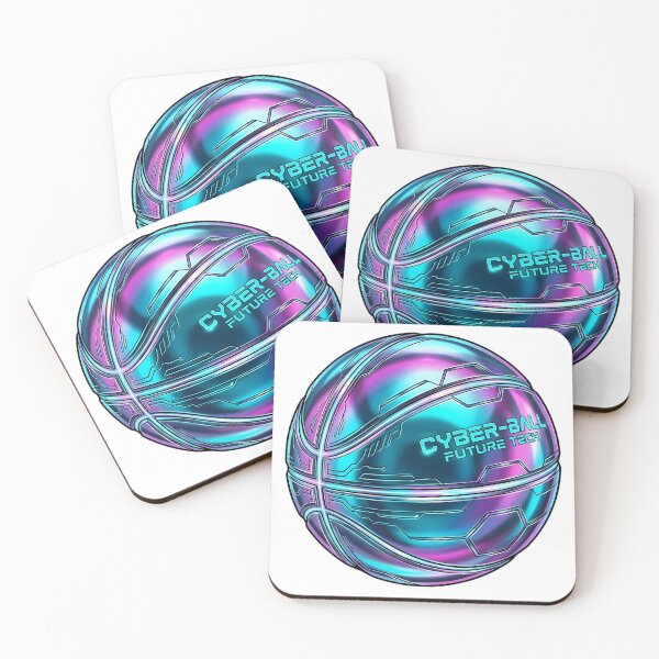 Item preview, Cyberpunk Holographic Iridescent Basketball designed and sold by DripCultureLab.