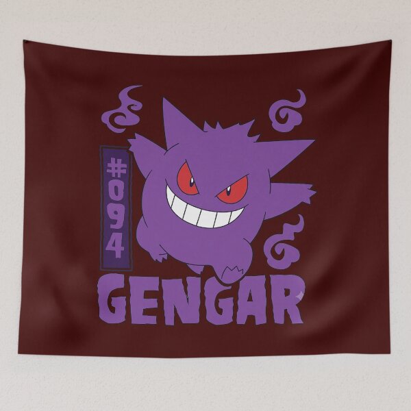Item preview, Gengar 094 Purple Ghost  designed and sold by ernestsimone.