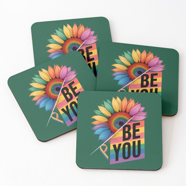 Item preview, Be You Gay Pride Lgbt Ally Sunflower Lgbtq 342 designed and sold by EmbroPUP.
