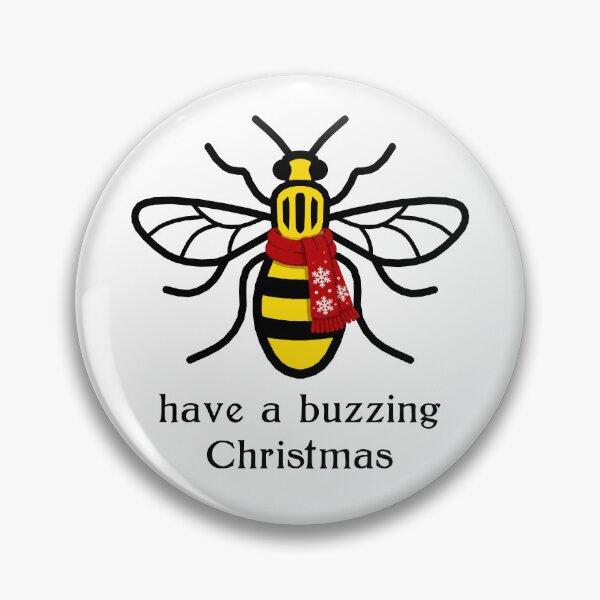 Item preview, Manchester Worker Bee buzzing Christmas designed and sold by bravoalpha.