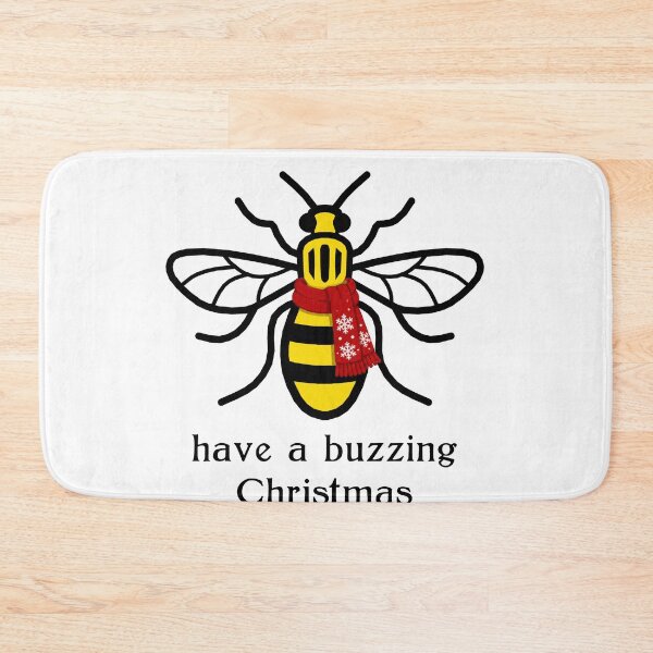 Item preview, Manchester Worker Bee buzzing Christmas designed and sold by bravoalpha.