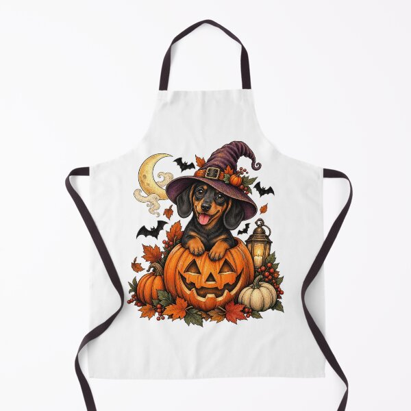 Item preview, Cute Dachshund Witch Halloween designed and sold by afr-saad.