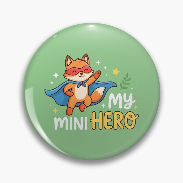 Item preview, My Mini Hero Cute Superhero Fox Cape Stars designed and sold by Amir Faysal.