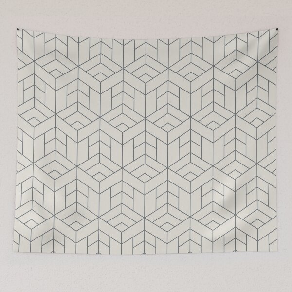 Item preview, Minimal geometric pattern, architectural abstract interior decor designed and sold by Aurum-design.