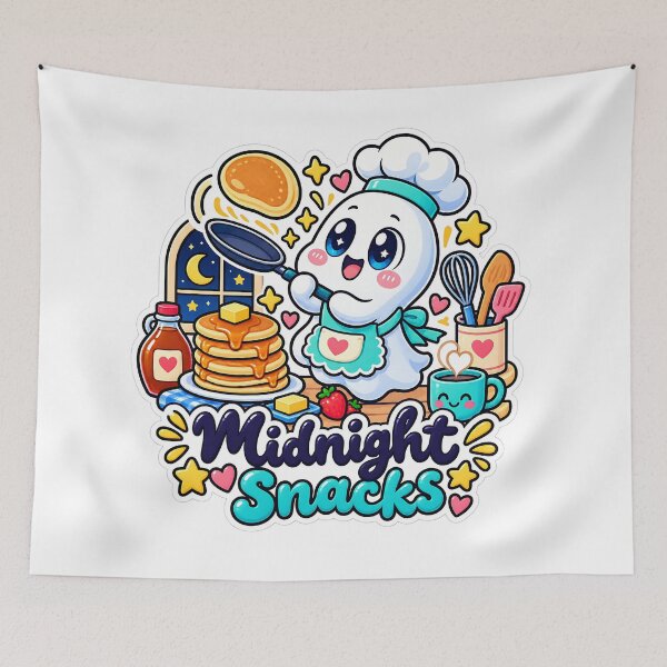 Item preview, Pancake Flipping Ghost designed and sold by Thai Vibe Studio.