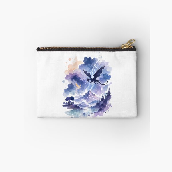 Item preview, Ethereal Dragon and Golden Bird Mountain Landscape designed and sold by Rising Drake.