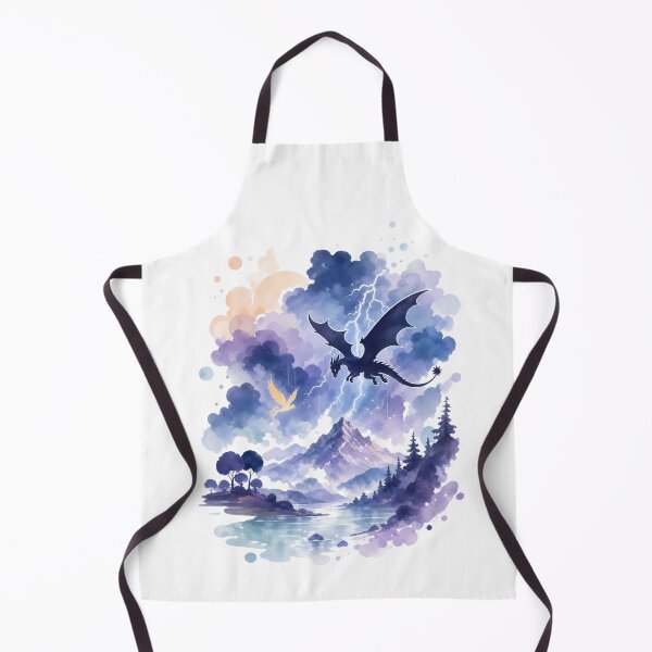 Item preview, Ethereal Dragon and Golden Bird Mountain Landscape designed and sold by Rising Drake.