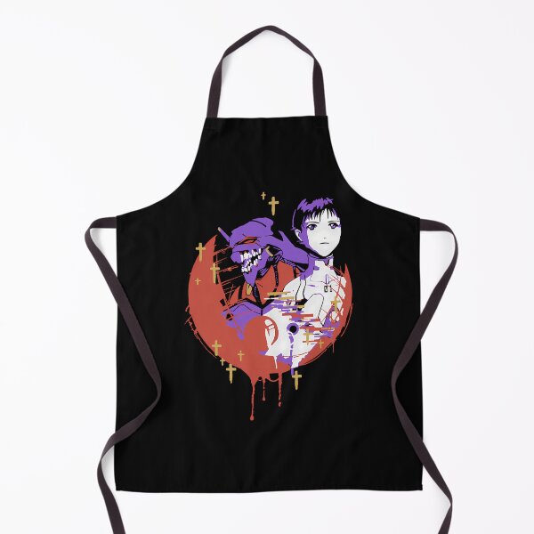 Item preview, Shinji Ikari And EVA Unit 01 Glitch With Crosses designed and sold by AsiaKautzer.