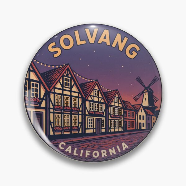 Item preview, Solvang California: Danish Nightscape designed and sold by CircinusStore.