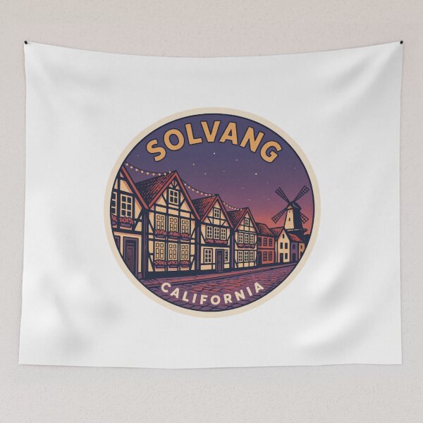 Item preview, Solvang California: Danish Nightscape designed and sold by CircinusStore.