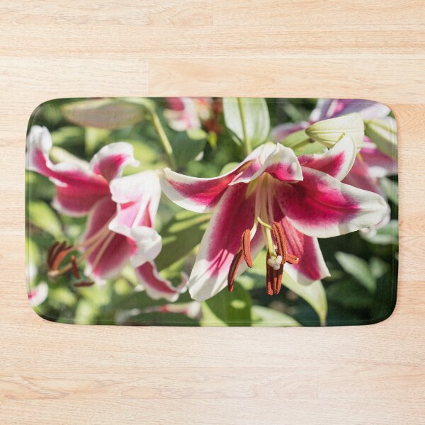 Item preview, Beautiful Asiatic Lily Blooms in a Sunny Garden designed and sold by Georgia Mizuleva.