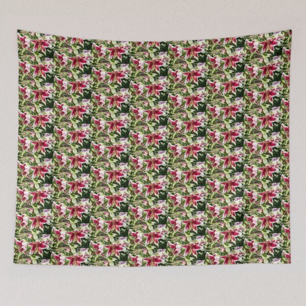 Item preview, Beautiful Asiatic Lily Blooms in a Sunny Garden designed and sold by Georgia Mizuleva.