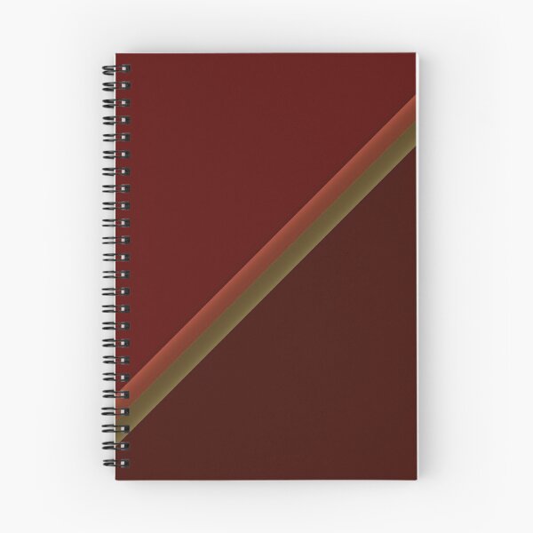 Item preview, Minimalist Maroon Color with Bright Red and Olive Green Diagonal Ribbon designed and sold by pluielegere.