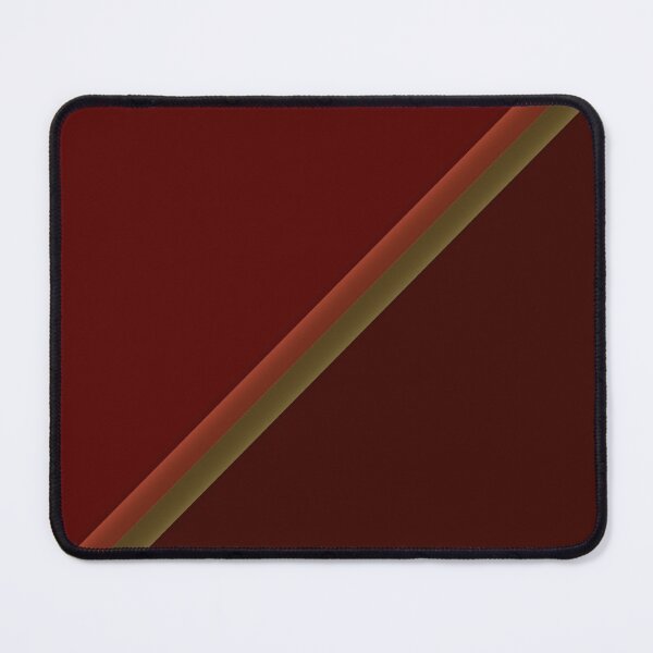 Item preview, Minimalist Maroon Color with Bright Red and Olive Green Diagonal Ribbon designed and sold by pluielegere.
