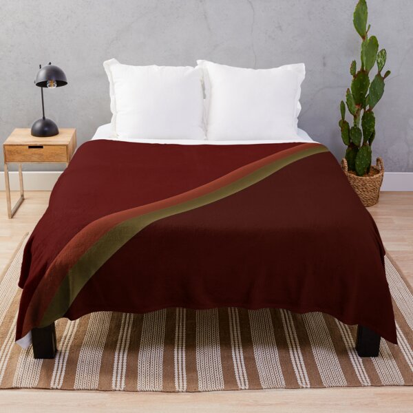 Item preview, Minimalist Maroon Color with Bright Red and Olive Green Diagonal Ribbon designed and sold by pluielegere.