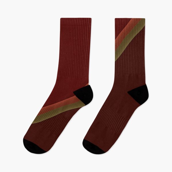 Item preview, Minimalist Maroon Color with Bright Red and Olive Green Diagonal Ribbon designed and sold by pluielegere.