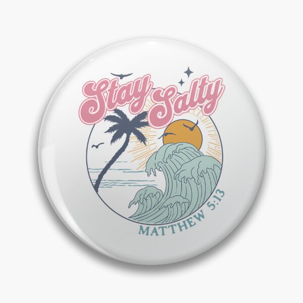 Item preview, Matthew 513 Stay Salty Bible Scripture Christian Vintage designed and sold by Ocea-nWhitlow.