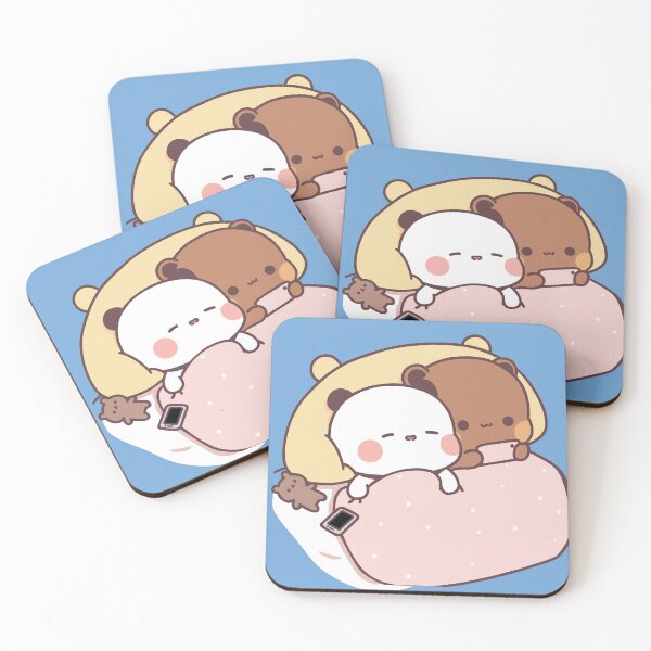 Item preview, Bubu Dudu Sleeping on Pillow  designed and sold by ThePurplePrints.