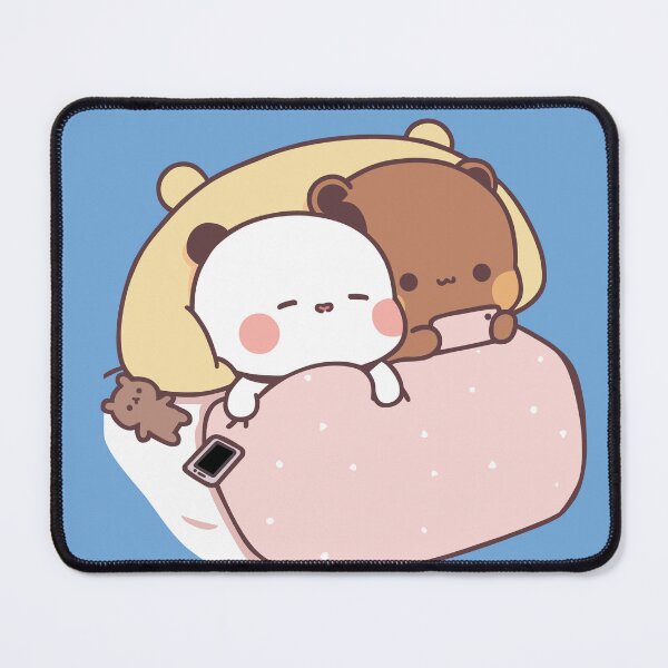 Item preview, Bubu Dudu Sleeping on Pillow  designed and sold by ThePurplePrints.