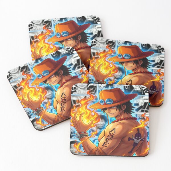 Item preview, One Piece Portgas D. Ace Fire Fist Wallpaper Aesthetic Anime Artwork designed and sold by Matt_Smith.