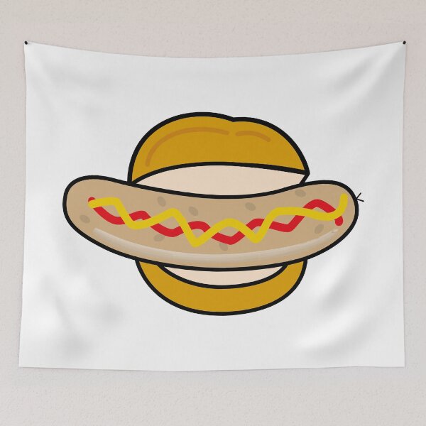 Item preview, Bratwurst with ketchup and mustard designed and sold by Wurstlady.