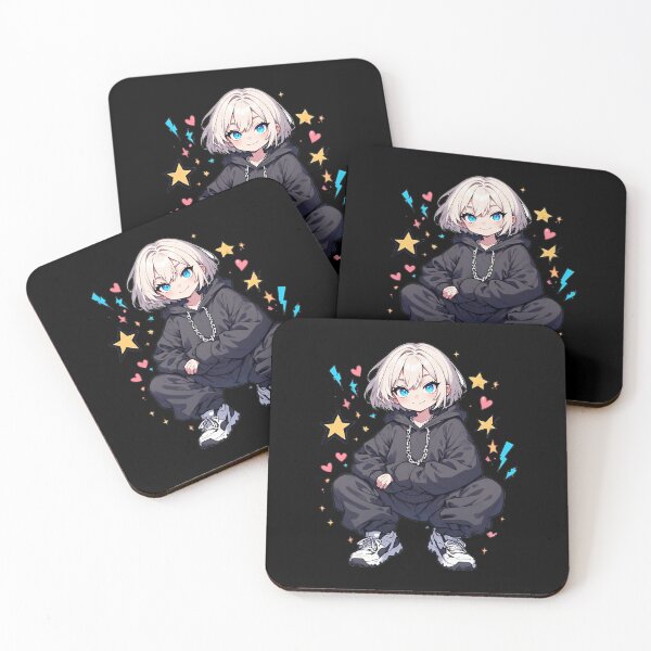 Item preview, Cute Chibi Anime Girl Streetwear Sticker designed and sold by Radhestore.