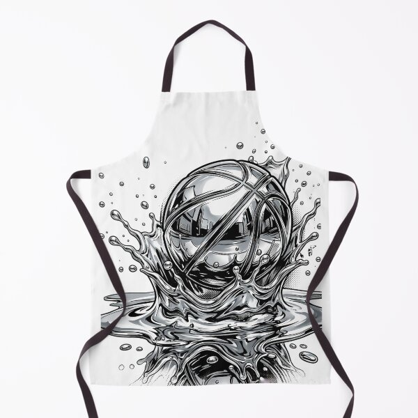 Item preview, Silver Chrome Basketball Splash designed and sold by DripCultureLab.