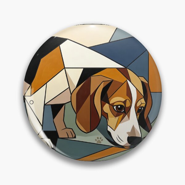 Item preview, cubist animal artwork designed and sold by forget45studio.