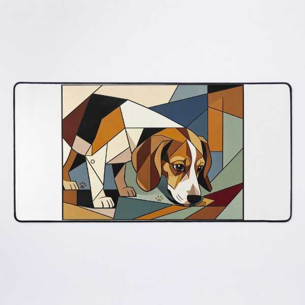 Item preview, cubist animal artwork designed and sold by forget45studio.