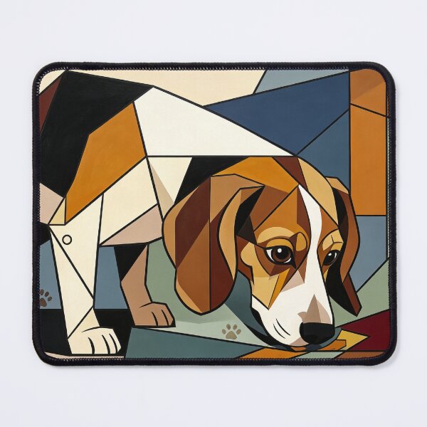 Item preview, cubist animal artwork designed and sold by forget45studio.