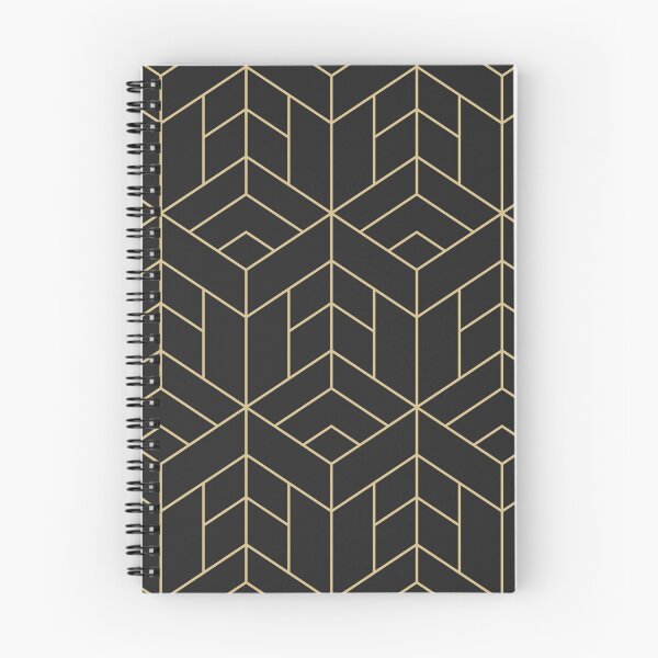 Item preview, Dark geometric pattern, modern abstract gold interior design designed and sold by Aurum-design.