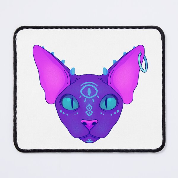 Item preview, Sphynx Neon Color Art  designed and sold by Aksymem.