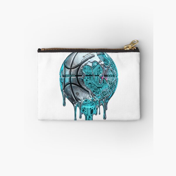 Item preview, Cybernetic Neon Circuit Chrome Basketball designed and sold by DripCultureLab.