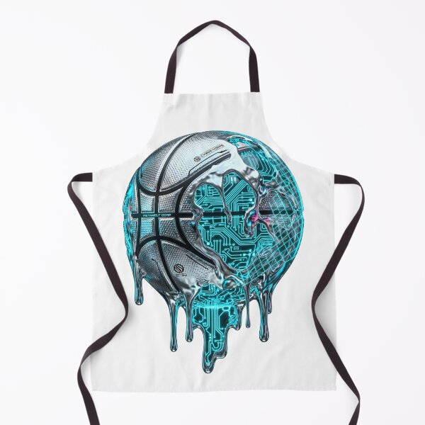 Item preview, Cybernetic Neon Circuit Chrome Basketball designed and sold by DripCultureLab.