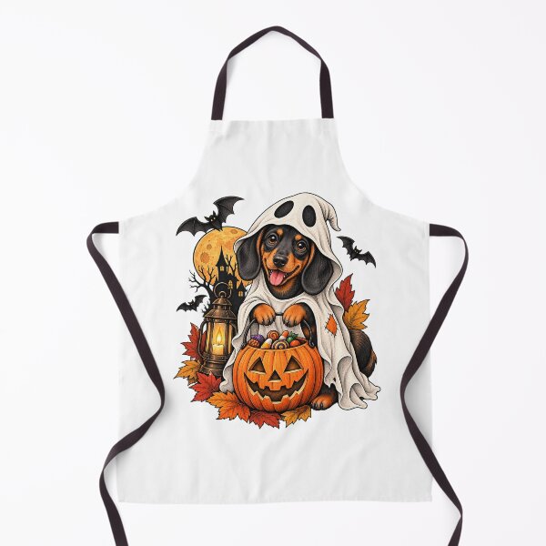 Item preview, Cute Dachshund Ghost Halloween  designed and sold by afr-saad.