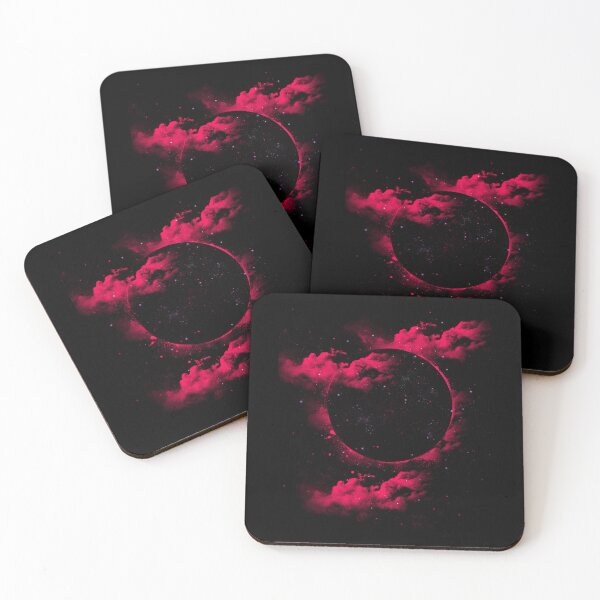 Item preview, Celestial Black Hole Crimson Pink Nebula Clouds Space designed and sold by Vekonn.