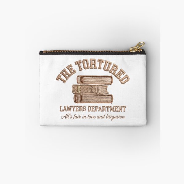 Item preview, The Tortured Lawyers Department - Lawyer Humor Parody & Book Stack Design designed and sold by Shopeon Designs.