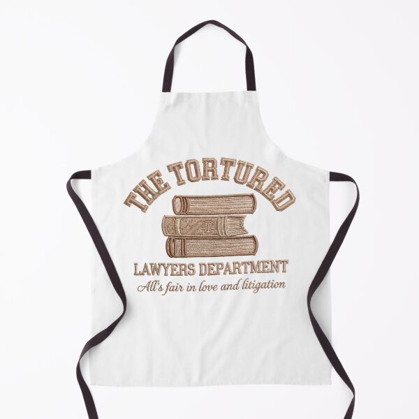 Item preview, The Tortured Lawyers Department - Lawyer Humor Parody & Book Stack Design designed and sold by Shopeon Designs.