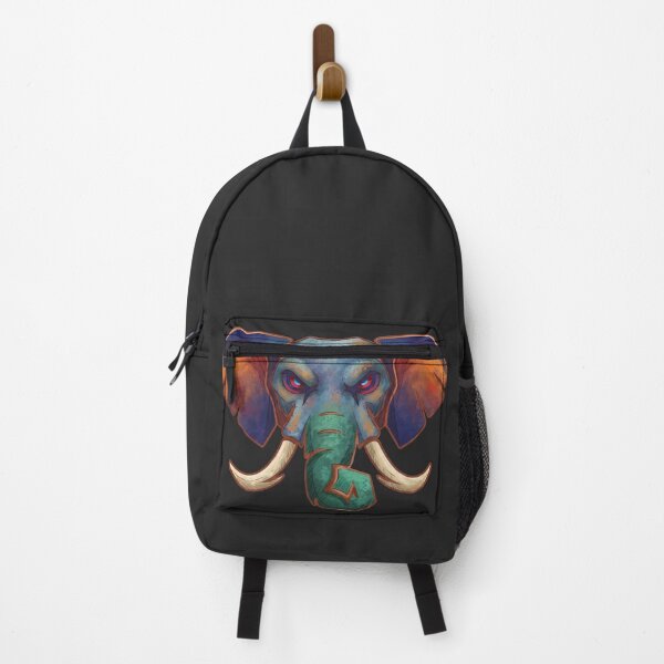 Item preview, Fierce Painted Elephant Head Fantasy Wildlife Art designed and sold by artscripts.