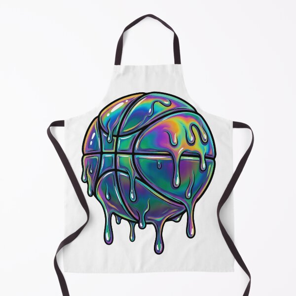 Item preview, Iridescent Oil Slick Melting Basketball designed and sold by DripCultureLab.